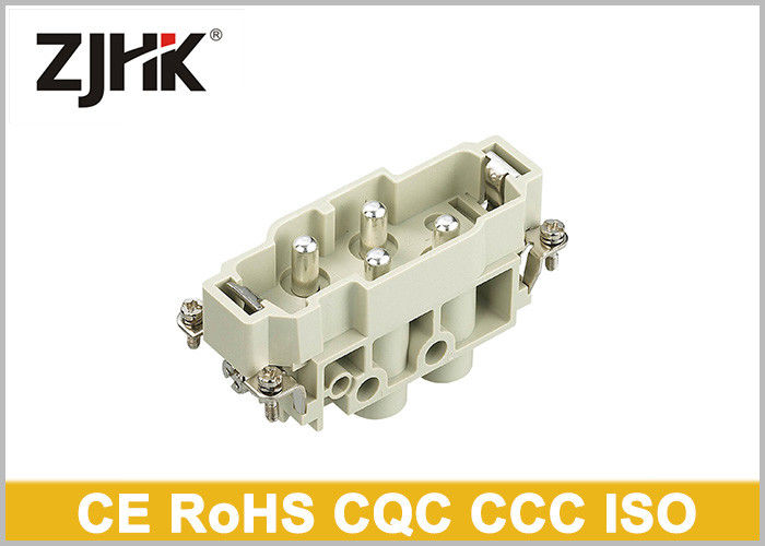 złącze przemysłowe Złącze przewodów o dużej wytrzymałości HK 004 2 wkładka połączeniowa 690V 250V 70 i 16A